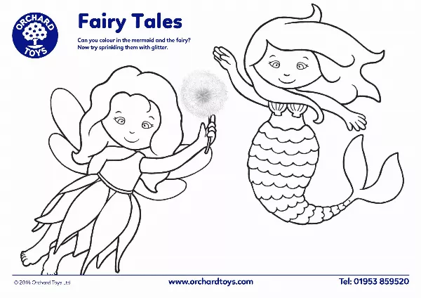 Fairy Tales Colouring Sheet